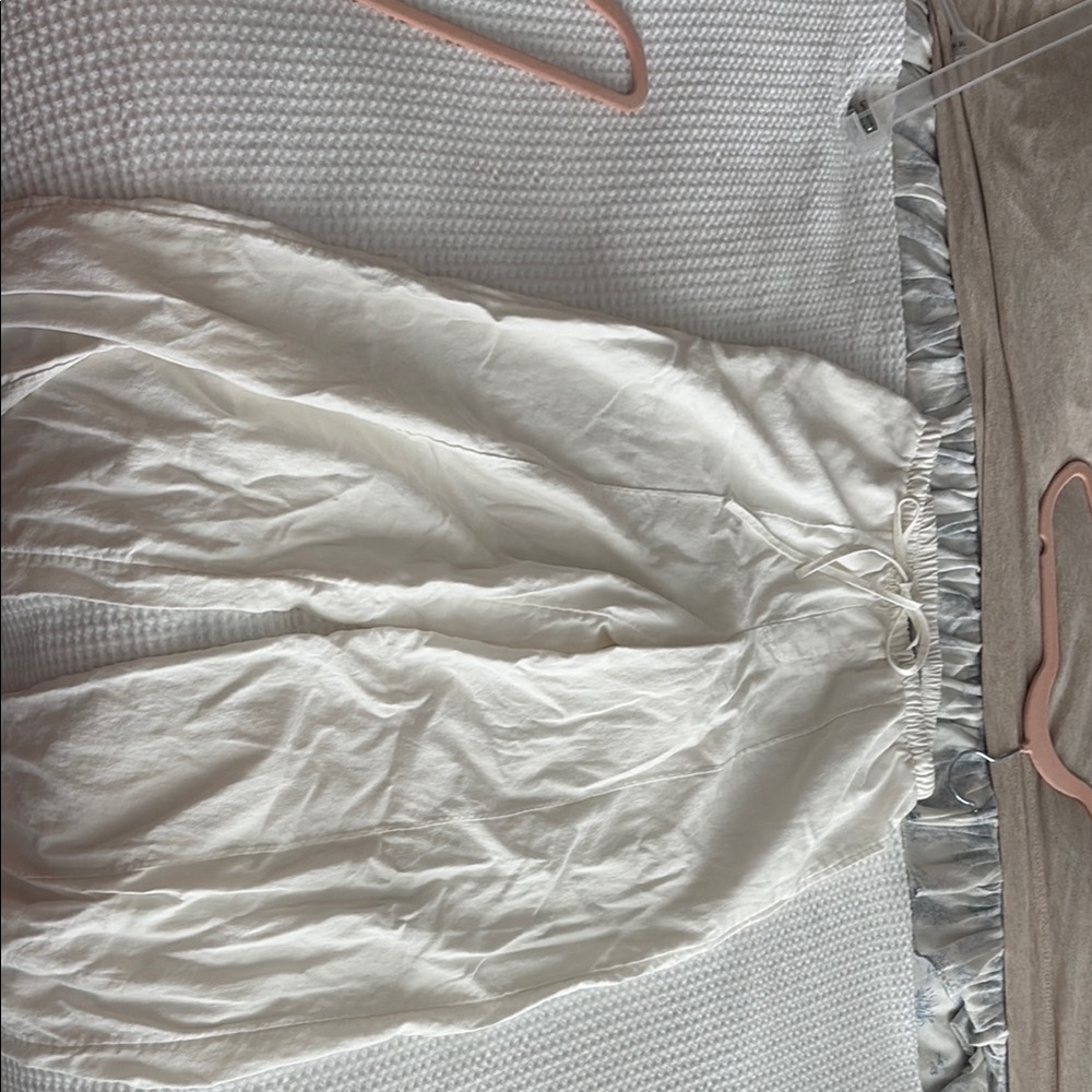 a new day White Elastic Waist Pants